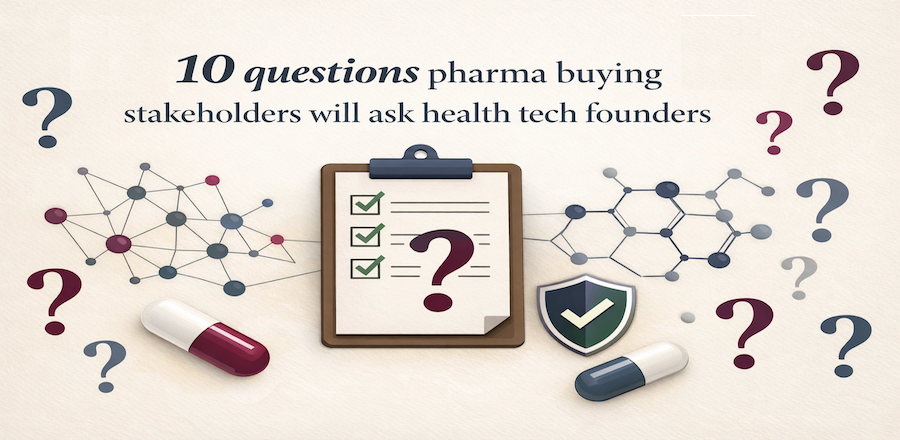 10 Questions Pharma Will Ask — readiness guide for health tech founders